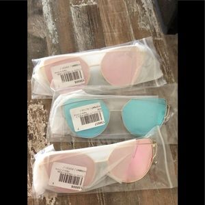 Pink lenses sunglasses